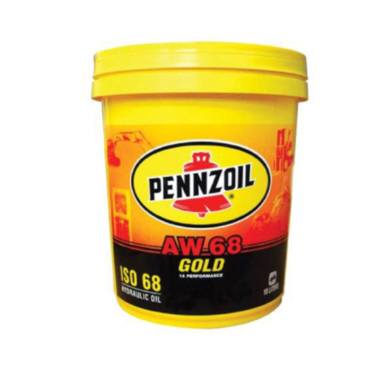 pennzoil-hydraulic-oil-aw68-gold